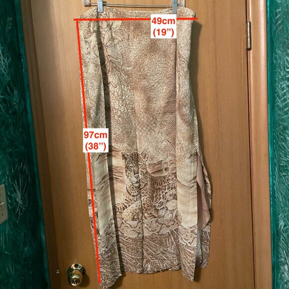 Conrad C Safari Tiger Print 2 piece blouse and skirt (slight sheer) - Picture 10 of 13